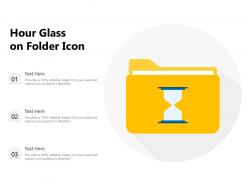 Hour glass on folder icon