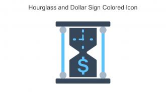 Hourglass And Dollar Sign Colored Icon In Powerpoint Pptx Png And Editable Eps Format