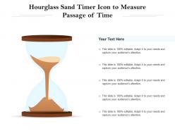 Hourglass Sand Timer Icon To Measure Passage Of Time
