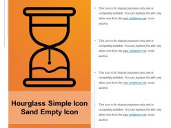 Hourglass Simple Icon Sand Empty Icon