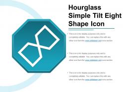 Hourglass Simple Tilt Eight Shape Icon
