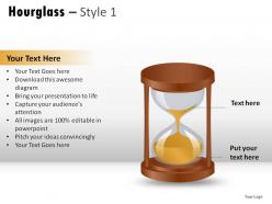 Hourglass style 1 powerpoint presentation slides