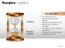 Hourglass style 2 powerpoint presentation slides