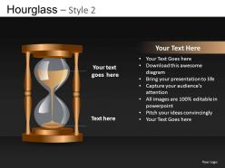 Hourglass style 2 powerpoint presentation slides db