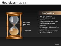 Hourglass style 2 powerpoint presentation slides db