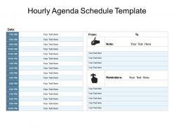 Hourly agenda schedule template powerpoint guide