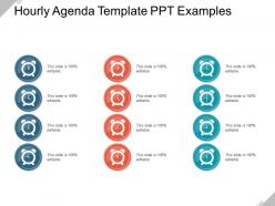 Hourly agenda template ppt examples