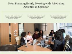 Hourly Calendar Employee Appointments Introduction Planning Scheduling