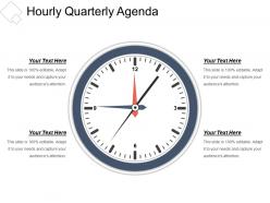 Hourly quarterly agenda presentation visuals