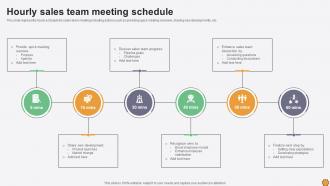 Hourly Sales Team Meeting Schedule