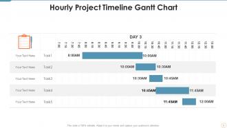 Hourly Timeline Powerpoint Ppt Template Bundles