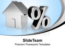 House and percent symbol image percent powerpoint templates ppt themes and graphics 0113