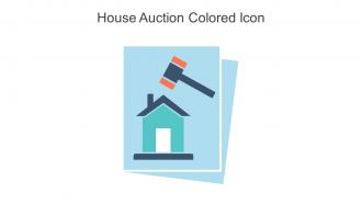 House Auction Colored Icon In Powerpoint Pptx Png And Editable Eps Format