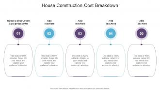 House Construction Cost Breakdown In Powerpoint And Google Slides Cpb