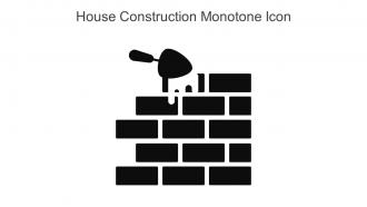 House Construction Monotone Icon In Powerpoint Pptx Png And Editable Eps Format