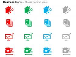 House data growth analysis suitcase ppt icons graphics