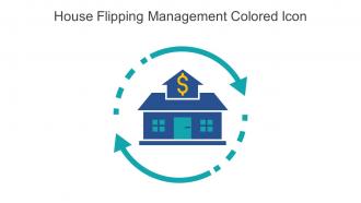House Flipping Management Colored Icon In Powerpoint Pptx Png And Editable Eps Format