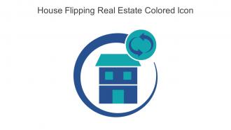 House Flipping Real Estate Colored Icon In Powerpoint Pptx Png And Editable Eps Format