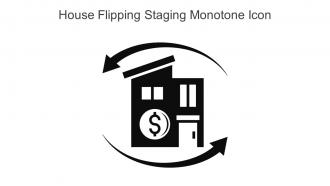 House Flipping Staging Monotone Icon In Powerpoint Pptx Png And Editable Eps Format
