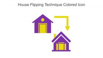 House Flipping Technique Colored Icon In Powerpoint Pptx Png And Editable Eps Format