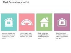 House for rent purchase duplex home ppt icons graphics