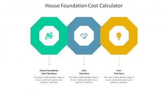 House foundation cost calculator ppt powerpoint presentation inspiration deck cpb