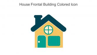 House Frontal Building Colored Icon In Powerpoint Pptx Png And Editable Eps Format