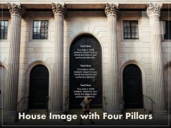 House image with four pillars
