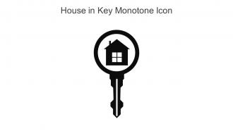 House In Key Monotone Icon In Powerpoint Pptx Png And Editable Eps Format