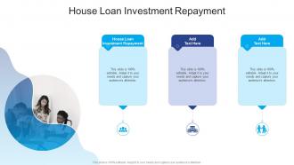House Loan Investment Repayment In Powerpoint And Google Slides Cpb