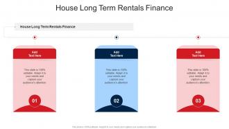 House Long Term Rentals Finance In Powerpoint And Google Slides Cpb