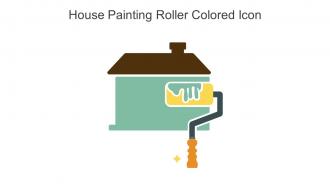 House Painting Roller Colored Icon In Powerpoint Pptx Png And Editable Eps Format