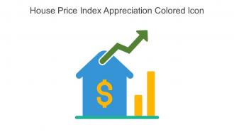 House Price Index Appreciation Colored Icon In Powerpoint Pptx Png And Editable Eps Format