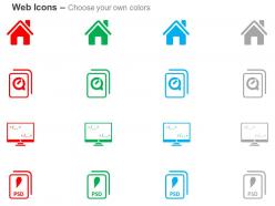 House quick time coding psd ppt icons graphics