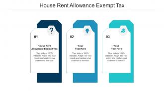 House rent allowance exempt tax ppt powerpoint presentation icon backgrounds cpb