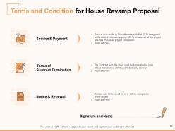 House Revamp Proposal Powerpoint Presentation Slides