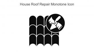 House Roof Repair Monotone Icon In Powerpoint Pptx Png And Editable Eps Format