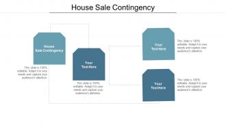 House sale contingency ppt powerpoint presentation icon clipart cpb