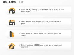 House sold apartment real estate ppt icons graphics
