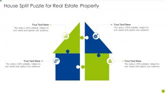 House Split Puzzle For Real Estate Property