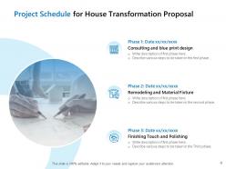 House transformation proposal powerpoint presentation slides
