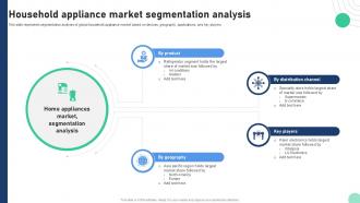 Household Appliance Market Segmentation Analysis Ppt Sample