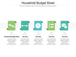 Household budget sheet ppt powerpoint presentation inspiration example cpb