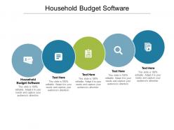 Household budget software ppt powerpoint presentation infographics example cpb
