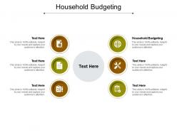 Household budgeting ppt powerpoint presentation gallery design inspiration cpb