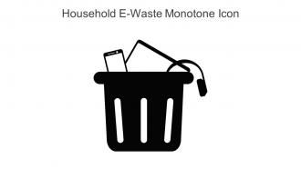 Household E Waste Monotone Icon In Powerpoint Pptx Png And Editable Eps Format