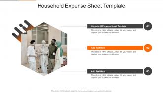 Household Expense Sheet Template In Powerpoint And Google Slides Cpb