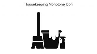 Housekeeping Monotone Icon In Powerpoint Pptx Png And Editable Eps Format