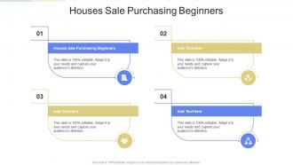 Houses Sale Purchasing Beginners In Powerpoint And Google Slides Cpb