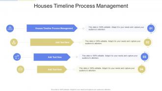 Houses Timeline Process Management In Powerpoint And Google Slides Cpb